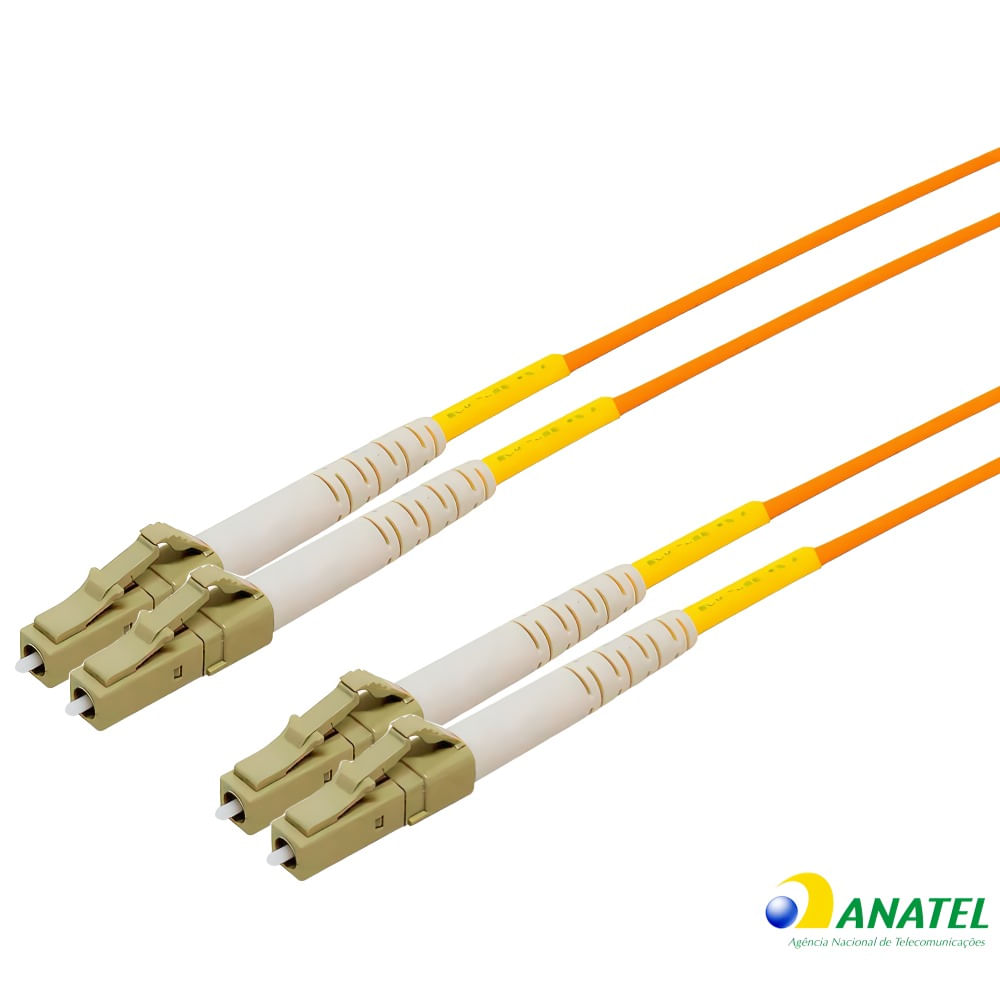 Cordão Optico Duplex LC/SPC MM 50,0 Metros